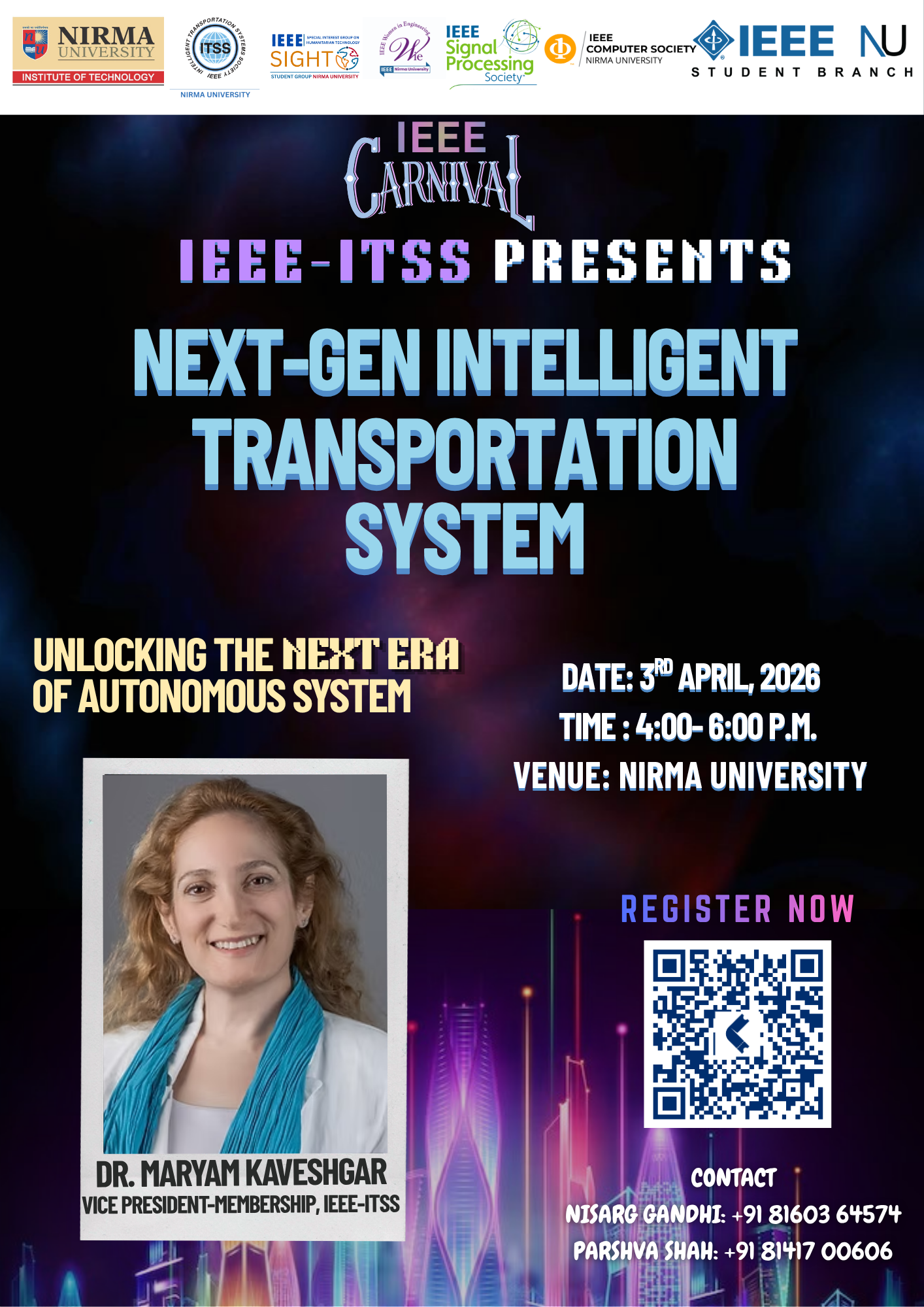 Next-Gen Intelligent Transportation Systems Event Poster